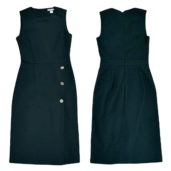 green emerald velvet dress The Laine Dress in Cream Tweed L main image 1